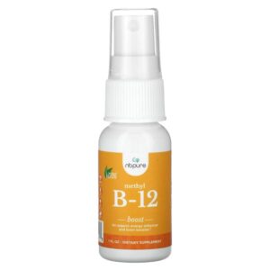 метил B-12, спрей, 500 мкг, 30 мл (1 жидк. унция) — NB Pure