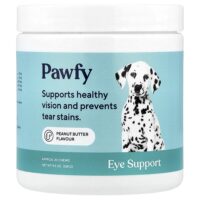 Eye Support, для собак, от 6 месяцев, арахисовая паста, 30 жевательных таблеток, 128 г (4,5 унции) — Pawfy