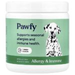 Allergy & Immune, для собак, от 6 месяцев, для индейки, 30 жевательных таблеток, 128 г (4,5 унции) — Pawfy