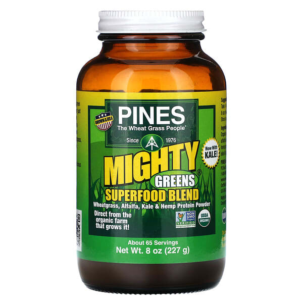 pwg00016_v_27.jpg Смесь суперфудов Mighty Greens, 227 г (8 унций) — Pines International