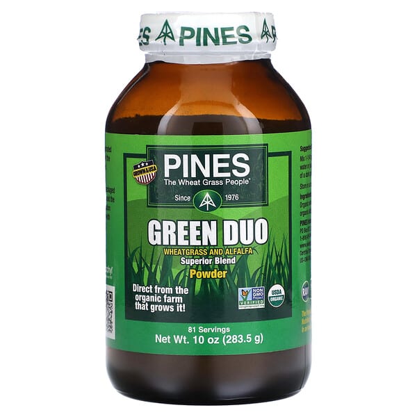 pwg00023_v_11.jpg Green Duo, порошок, 283,5 г (10 унций) — Pines International