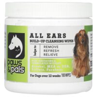 All Ears, салфетки для очистки волос, для собак, 100 шт. — Paws & Pals