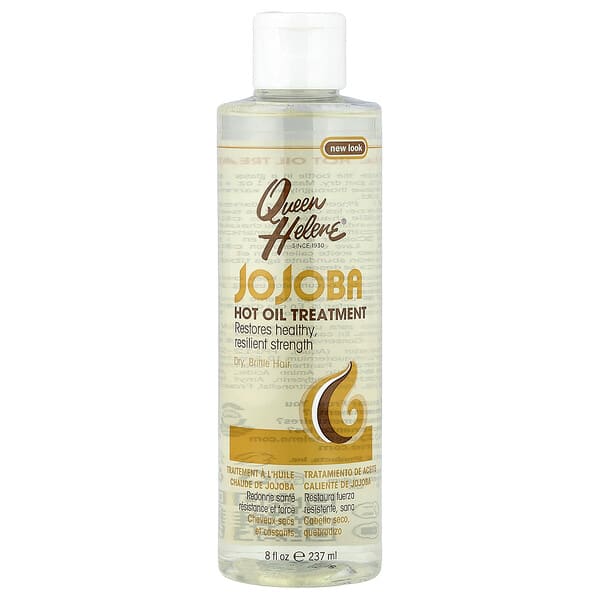 qhe22000_v_8.jpg Hot Oil Treatment, жожоба, для сухих и ломких волос, 237 мл (8 жидк. унций) — Queen Helene