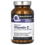 Advasorb, витамин C, 60 растительных капсул — Quality of Life