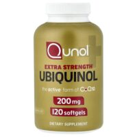 убихинол, 200 мг, 120 капсул — Qunol