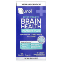 Brain Health Memory Plus, 60 таблеток — Qunol