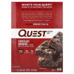 Protein Bar, шоколадный брауни, 12 батончиков, 60 г (2,12 унции) — Quest Nutrition