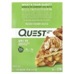 Protein Bar, яблочный пирог, 12 батончиков, 60 г (2,12 унции) каждый — Quest Nutrition