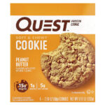 Protein Cookie, арахисовая паста, 4 пакетика по 58 г (2,04 унции) — Quest Nutrition