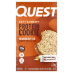 Protein Cookie, арахисовая паста, 12 штук, 58 г (2,04 унции) — Quest Nutrition