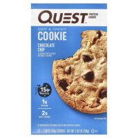 протеиновое печенье, с шоколадной крошкой, 12 шт. по 59 г (2,08 унции) — Quest Nutrition