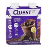 Протеиновый коктейль, шоколад, 4 коктейля, 325 мл (11 жидк. унц.) — Quest Nutrition
