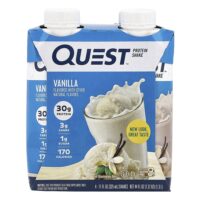 Протеиновый коктейль, ваниль, 4 коктейля, 325 мл (11 жидк. унц.) — Quest Nutrition