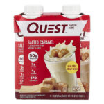 Protein Shake, соленая карамель, 4 коктейля, 325 мл (11 жидк. унц.) — Quest Nutrition