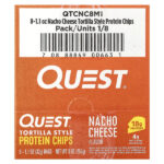 Протеиновые чипсы по типу тортилья, сыр начо, 8 пакетиков по 32 г (1,1 унции) — Quest Nutrition — изображение 2