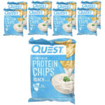 Протеиновые чипсы по-тортильи, ранчо, 8 пакетиков по 32 г (1,1 унции) — Quest Nutrition