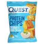 Протеиновые чипсы Original Style, чеддер и сметана, 8 пакетиков по 32 г (1,1 унции) — Quest Nutrition — изображение 2