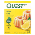 протеиновый батончик, лимонный торт, 4 шт. по 60 г (2,12 унции) — Quest Nutrition