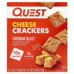 Сырные крекеры, чеддер, 4 пакетика по 30 г (1,06 унции) — Quest Nutrition