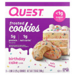 Замороженное печенье, праздничный торт, 8 печений, 25 г (0,88 унции) — Quest Nutrition