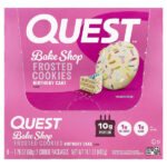 Bake Shop, глазированное печенье, со вкусом торта, 8 пакетиков по 50 г (1,76 унции) — Quest Nutrition