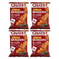 Сырные крекеры, острый чеддер, 4 пакетика по 30 г (1,06 унции) — Quest Nutrition
