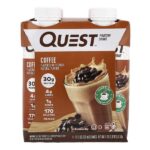 Протеиновый коктейль, кофе, 4 коктейля, 325 мл (11 жидк. унц.) — Quest Nutrition