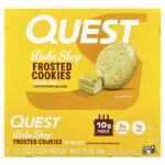 Bake Shop, глазированное печенье, лимонный торт, 8 пакетиков по 50 г (1,76 унции) — Quest Nutrition