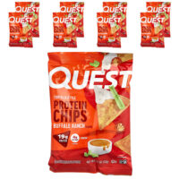 протеиновые чипсы из тортильи, Buffalo Ranch, 8 пакетиков по 32 г (1,1 унции) — Quest Nutrition