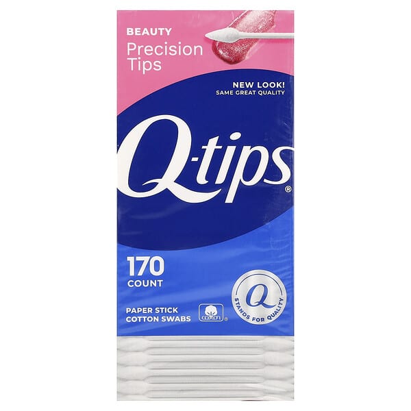 qti14775_v_19.jpg Q-tips, Precious Tips, ватные палочки, 170 шт.