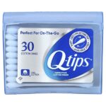 Q-tips, Бумажные палочки, ватные палочки, 30 тампонов
