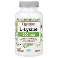L-лизин, 500 мг, 100 таблеток — Quantum Health