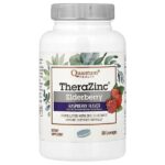 TheraZinc®, бузина и малина, 60 пастилок — Quantum Health