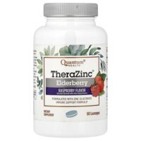 TheraZinc®, бузина и малина, 60 пастилок — Quantum Health