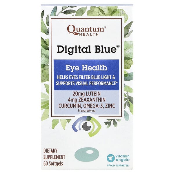 qua32290_v_32.jpg Digital Blue®, средство для здоровья глаз, 60 капсул — Quantum Health