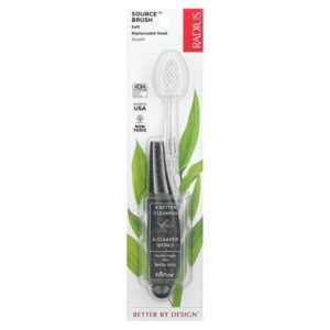 Source Brush, мягкая, со сменной головкой, 1 зубная щетка — RADIUS
