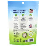 EcoClean Floss Picks™, мятная мята, 50 компостируемых зубочисток — RADIUS — изображение 2