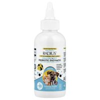 Pets Too™, OralPro + Pet Probiotic Enzymatic, добавка для здоровья полости рта и кишечника, успокаивающая ваниль, 118 мл (4 унции) — RADIUS