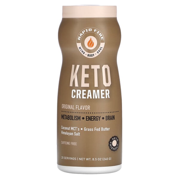 rap10250_v_8.jpg Keto Creamer, Original, без кофеина, 240 г (8,5 унции) — RAPIDFIRE