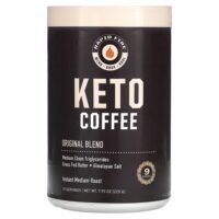 Keto Coffee, оригинальная смесь, растворимый, средней обжарки, 225 г (7,93 унции) — RAPIDFIRE