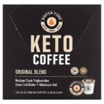 Keto Coffee Pods, оригинальная смесь, средней обжарки, 16 капсул по 15 г (0,53 унции) — RAPIDFIRE