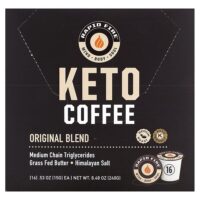 Keto Coffee Pods, оригинальная смесь, средней обжарки, 16 капсул по 15 г (0,53 унции) — RAPIDFIRE
