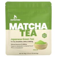 Matcha Tea, японский зеленый чай, 60 г (2,12 унции) — RAPIDFIRE