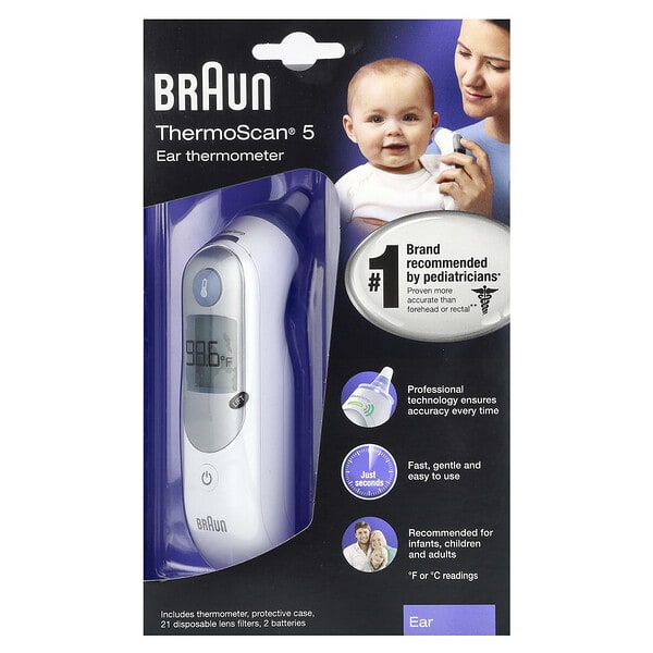 rau06015_v_11.jpg Braun, ThermoScan 5, ушной термометр, набор из 25 предметов