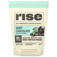 Порошок из сывороточного протеина, мятный шоколад, 1,1 кг (2,4 фунта) — Rise Bar