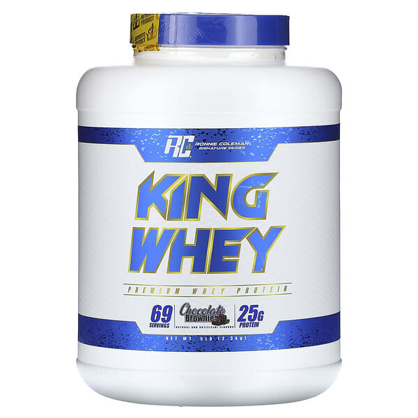rcb00600_v_18.jpg Signature Series, King Whey, шоколадный брауни, 2,3 кг (5 фунтов) — Ronnie Coleman