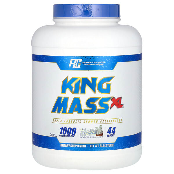 rcb00649_v_8.jpg Signature Series, King Mass XL, ванильное мороженое, 2,75 кг (6 фунтов) — Ronnie Coleman