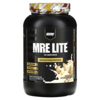MRE Lite, цельнопищевой протеин, со вкусом бананового и орехового хлеба, 945 г (2,08 фунта) — Redcon1