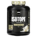 Isotope, 100% сывороточный изолят, со вкусом ванили, 2137 г (4,71 фунта) — Redcon1