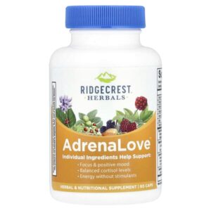 Adrenal, Fatigue Fighter, 60 Veggie Caps — RidgeCrest Herbals